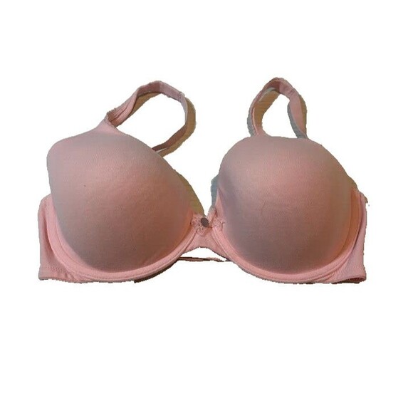Victoria’s Secret PINK Bra 34D Perfect Coverage Lined T-Shirt Underwire Everyday - Picture 1 of 4